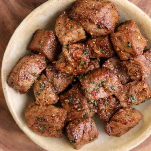 Air Fryer Steak Bites recipe