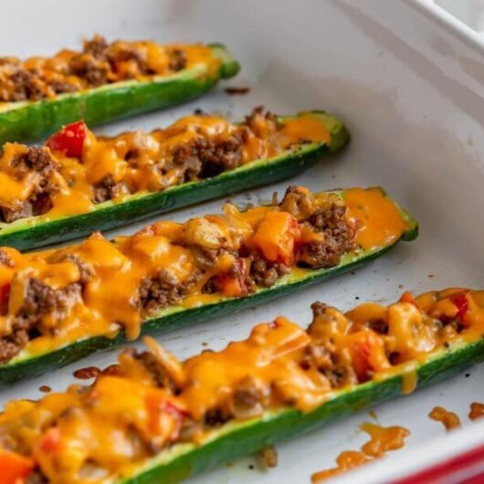 Burrito Zucchini Boats recipe
