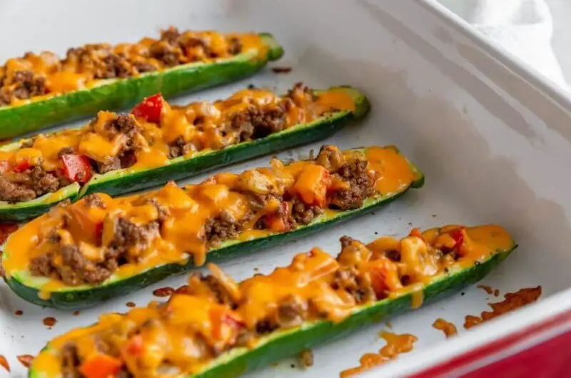 Burrito Zucchini Boats