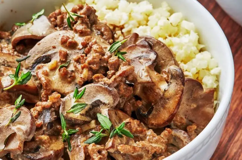 Keto Beef Stroganoff