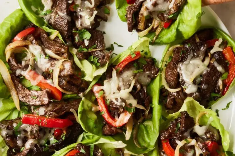 Cheesesteak Lettuce Wraps