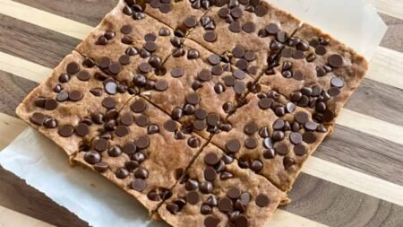 Keto Cookie Dough Bars Recipe